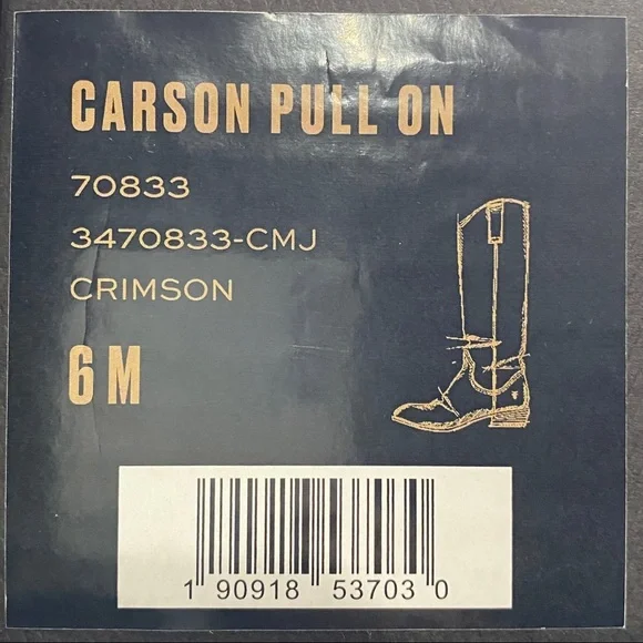 NEW Frye Carson Leather Pull On Heeled Tall Riding Boot in Crimson Red Size 6 - Picture 11 of 12